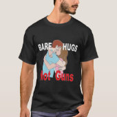 裸ハグノンガンズアンチ銃Tシャツ Tシャツ (正面)