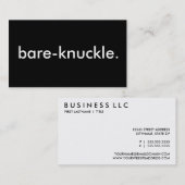 裸指の関節 名刺 (正面/裏面)