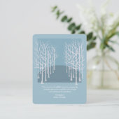 裸木葬儀写真サンキューカードカスタム サンキューカード (スタンド正面)