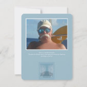 裸木葬儀写真サンキューカードカスタム サンキューカード (裏面)