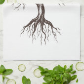 裸木 キッチンタオル (折り畳み)