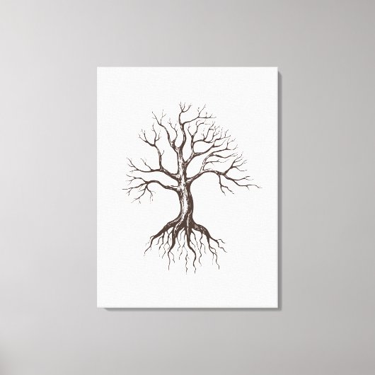 裸木 キャンバスプリント (正面)