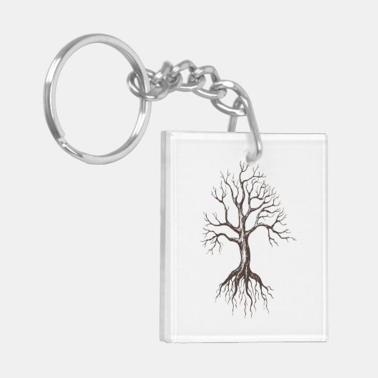 裸木 キーホルダー (正面左)