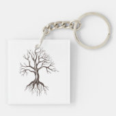 裸木 キーホルダー (裏面)