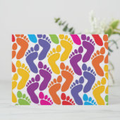 裸足のまま - ビーチウェディング - SRF 招待状 (スタンド正面)