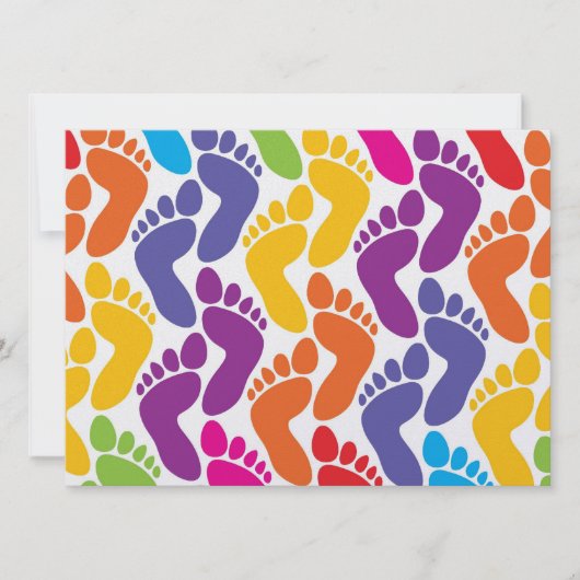 裸足のまま - ビーチウェディング - SRF 招待状 (正面)