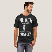 裸足のウォータースキー用品 Tシャツ (正面フル)