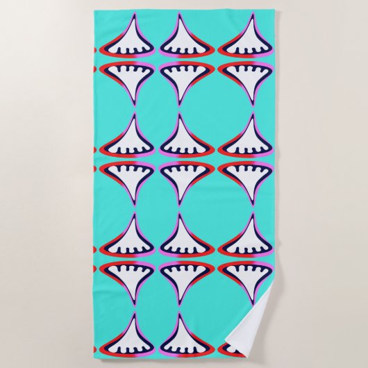 裸足のビーチタオル ビーチタオル (正面)