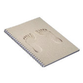 裸足のプリントインサンド ノートブック (右側)