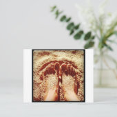 裸足のライフスタイル 写真：Daniela Power ポストカード (スタンド正面)