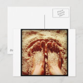 裸足のライフスタイル 写真：Daniela Power ポストカード (正面/裏面)