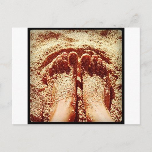 裸足のライフスタイル 写真：Daniela Power ポストカード (正面)