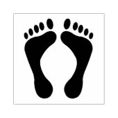 裸足の ラバースタンプ (インプリント)