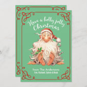 裸足サンタホリークリスマすてきス シーズンカード (正面/裏面)