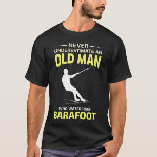 裸足スキー水上スポーツモーターボート Tシャツ