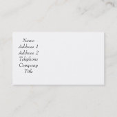 裸足トリマー 名刺 (裏面)