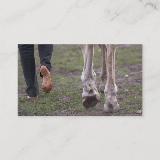 裸足トリマー 名刺 (正面)