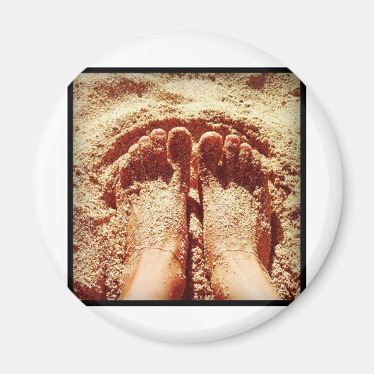 裸足ライフスタイル撮影Daniela Power マグネット (正面)