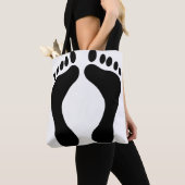 裸足 トートバッグ (クローズアップ)