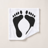 裸足 バスタオルセット (ウォッシュタオル)