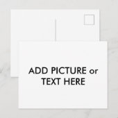 製カスタムはがき写真及び文字 ポストカード (正面/裏面)