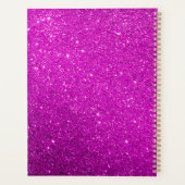 製カスタムソフトカバープランナー&オーガナイザーグリッター プランナー手帳 (裏面)