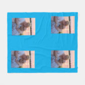 製カスタムフリースブランケット媒体 フリースブランケット (正面(横))