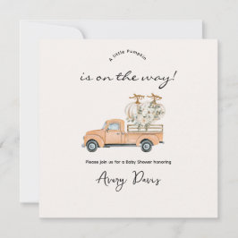 製カスタム秋カボチャ赤ちゃんシャワー