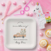 製カスタム秋カボチャ赤ちゃんシャワー ペーパープレート (パーティー)