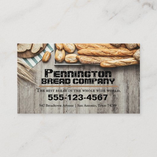 製パン会社名刺 名刺 (正面)