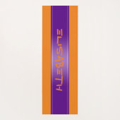 製パーソナライズされたカスタム造 – テンプレートエリザベス4 ヨガマット (裏面)