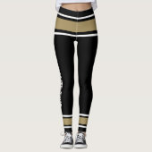 製パーソナライズされたカスタム造 レギンス (正面)