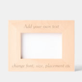 製パーソナライズされたカスタム造 レーザー彫刻フレーム (正面)