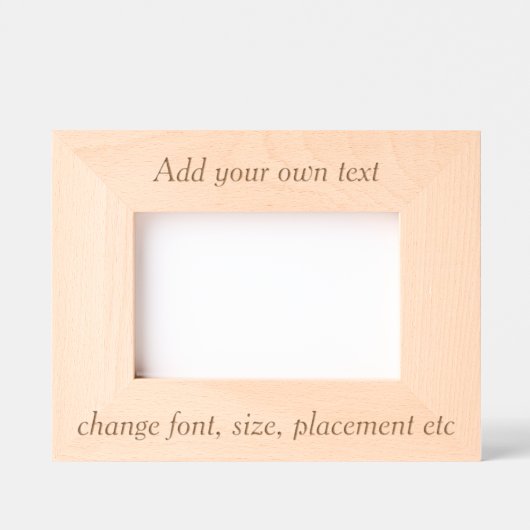 製パーソナライズされたカスタム造 レーザー彫刻フレーム (正面)