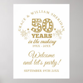 製作50周年おめでとう看板 ポスター