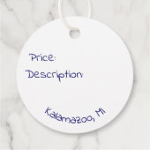 製品つるギフトラベルCrafter Artist Sm Business フェイバータグ (裏面)