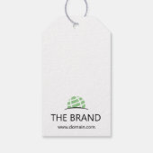 製品つる用QRコード付き紙ラベル ギフトタグ (裏面)