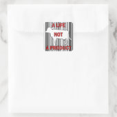 製品ではない生活、ビーガン活動 スクエアシール (バッグ)