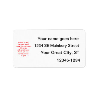 製品に独自のデザインを追加すカスタムる ラベル