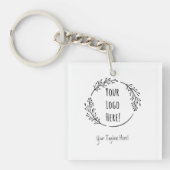 製品のカスタマイズプロゴをパーソナライズする学校 キーホルダー (正面)