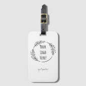 製品のカスタマイズプロゴをパーソナライズする学校 ラゲッジタグ (正面縦)