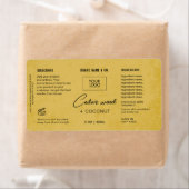 製品のカスタマイズ可能なゴールデンラ素朴ベル ラベル (インサイチュ)