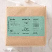 製品のカスタマイズ可能なSageグリーンラ素朴ベル ラベル (インサイチュ)