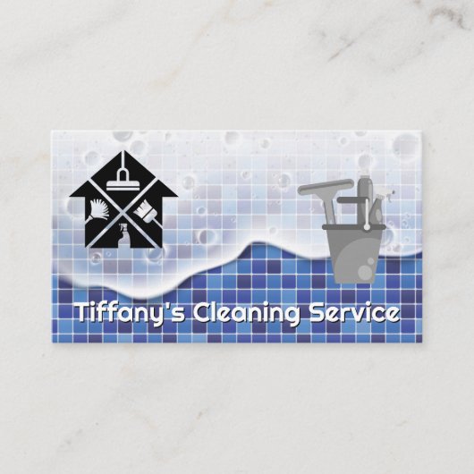 製品のクリーニング | ソープ | ホームサービス 名刺 (正面)