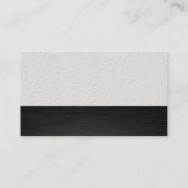 製品のクリーニング | ダークメタリックとウォールのテクスチャ 名刺 (裏面)