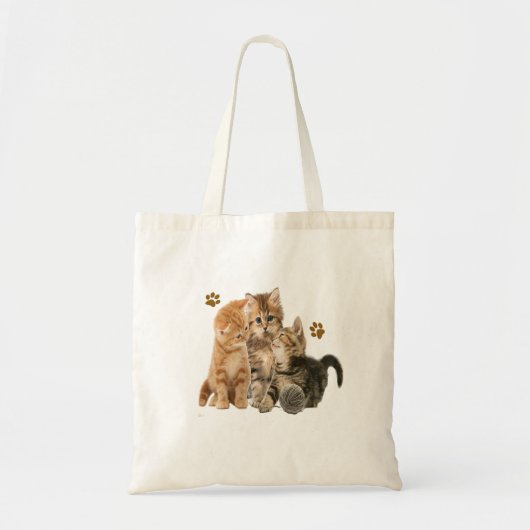 製品を子猫にする トートバッグ (正面)