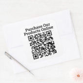 製品を購入オンラインQRコードデザイン大 スクエアシール (封筒)