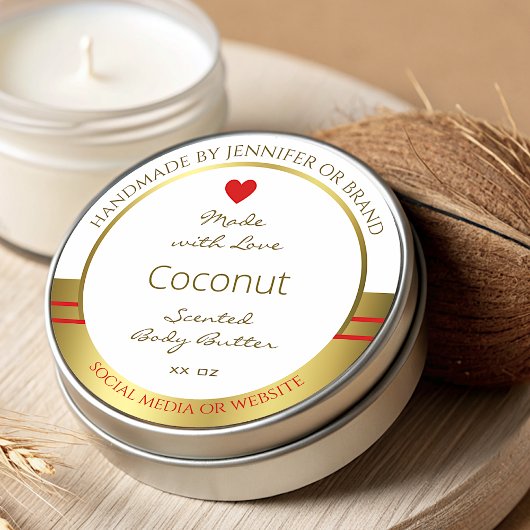 製品エレガント包装ラベル白および金ゴールド ラウンドシール