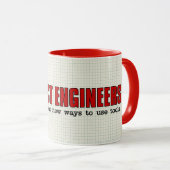 製品エンジニアがツールの新しい使用方法を考案 マグカップ (正面右)