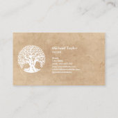 製品オーガニック化粧品の手作り石鹸 名刺 (裏面)